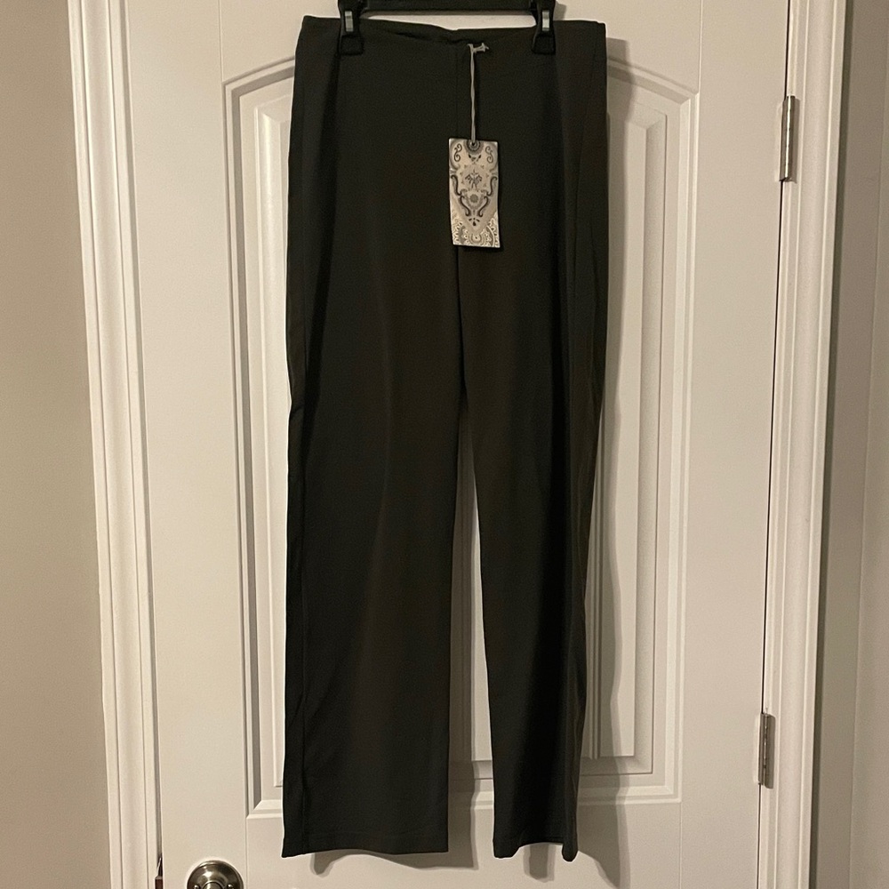NWT. PrAna The Yoga Sanctuary pants. Size small   Forest green.